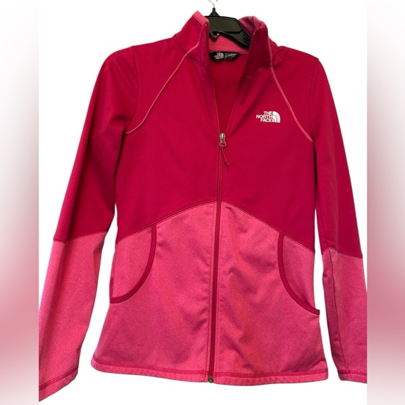 The North Face Tops - The North Face Women’s Pink/Red Full Zip Jacket Size Small